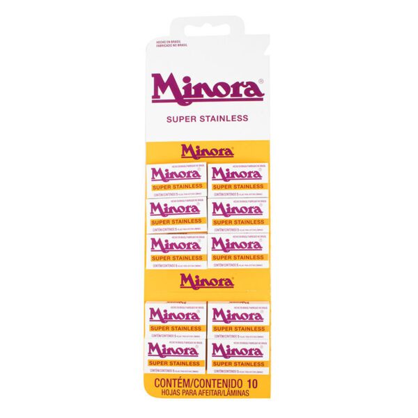 HOJAS P.AFEITAR MINORA X 5