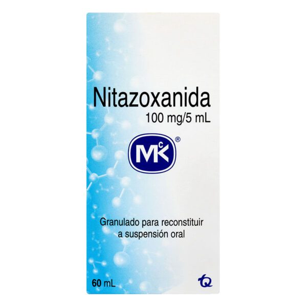 NITAZOXANIDA 100 MG SUSP 60 ML MK