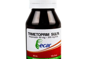 TRIMETOPRIM SULFA 40/200 MG 60 ML ECAR