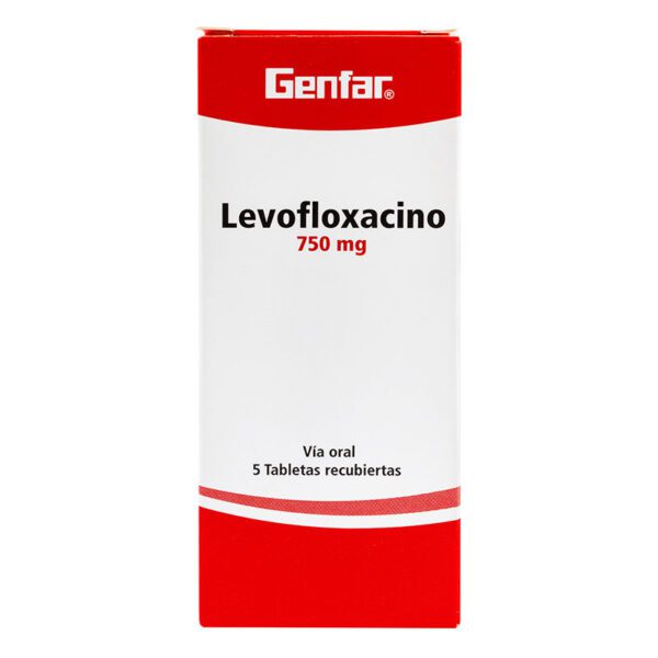 LEVOFLOXACINO 750 MG 5 TAB GF