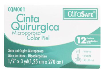 Microporoso Alfa Piel 1/2 3 Y.12 Unds