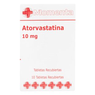 Atorvastatina 10 Mg 10 Tabletas Momenta