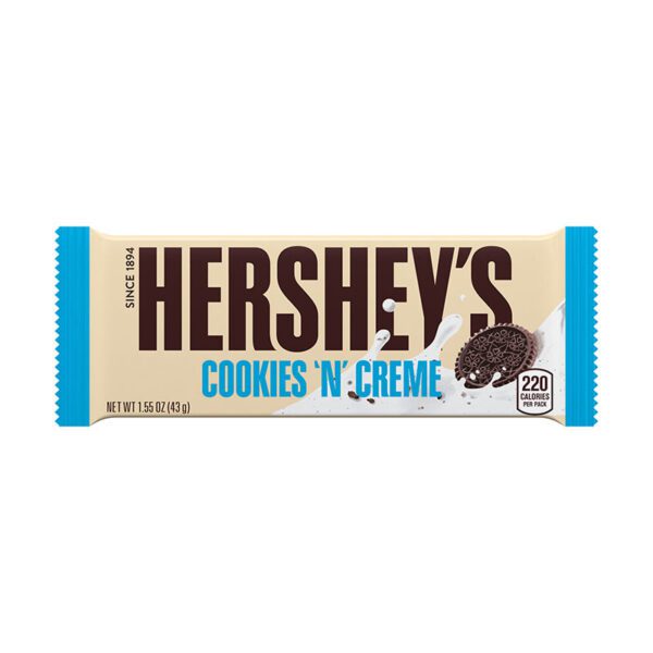 Chocolatina Hershey'S Blanca 43 Gr 12 Unidades