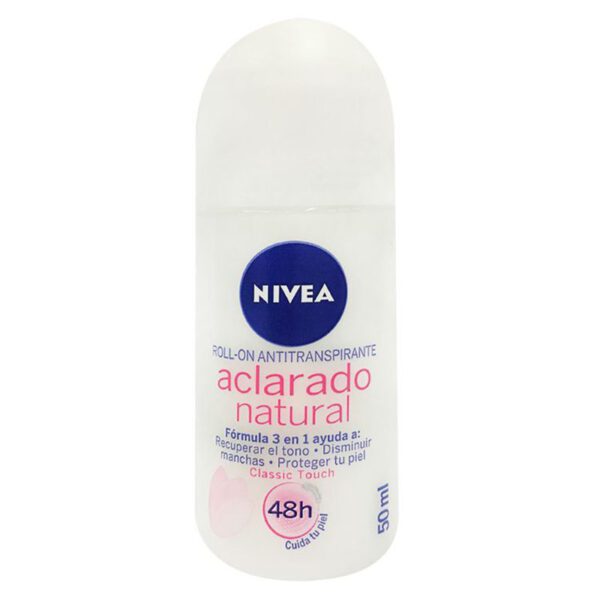 DTE NIVEA ROLL 50 ML ACLARADO NATURAL
