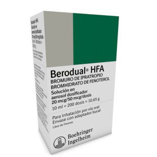 BERODUAL HFA SOL INH 10 ML