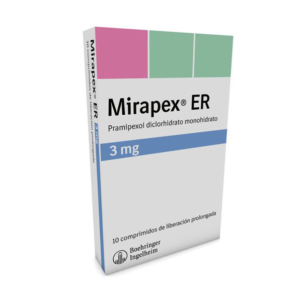 MIRAPEX ER 3 MG 10 COMP