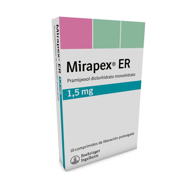 MIRAPEX 1.5 MG 10 COMP