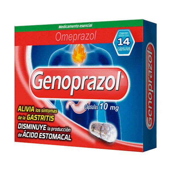 GENOPRAZOL 10 MG 14 CAP