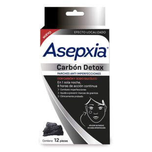 Parche Asepxia Carbón Anti Imperfeccion  12 Unidades(Sf)