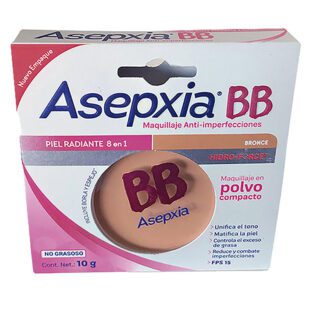Polvo Compacto Asepxia Bb Bronce 10 Gr
