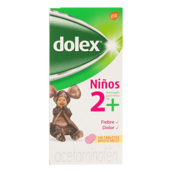 DOLEX PEDIATRICO 100 TAB MASTICABLES