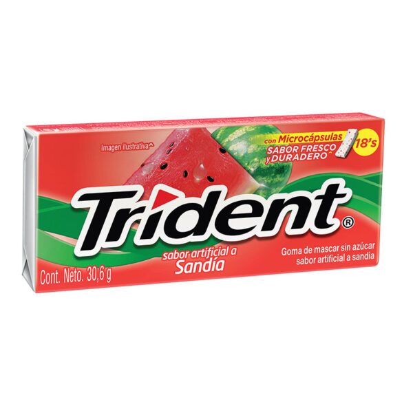 CHICLE TRIDENT 12 UNI EVUP SANDIA