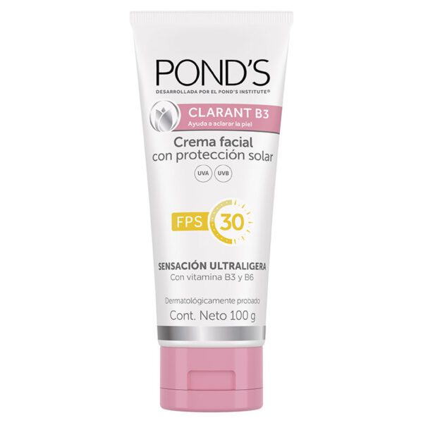 CREMA PONDS CLARANT B3 FPS30 100 GMS