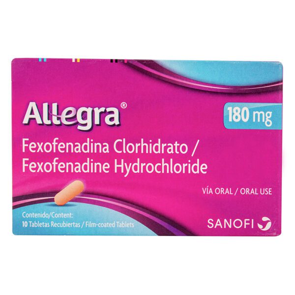 ALLEGRA 180 MGS 10 TAB