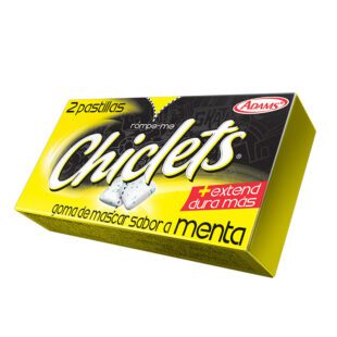 CHICLE ADAMS MENTA 100 UNI