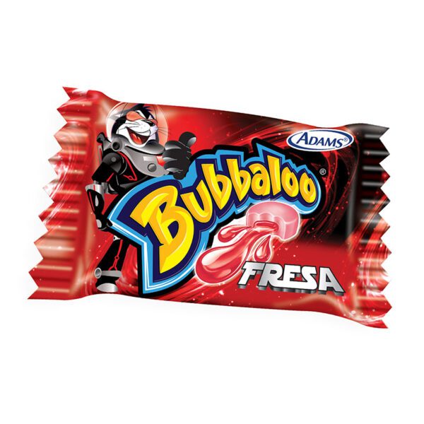 Chicle Bubbaloo Fresa Display 70 Unidades