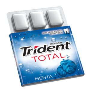 CHICLE TRIDENT TOTAL 16 UNI MENTA