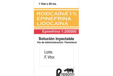ROXICAINA 20 ML 1% EPINEFRINA 1200 UI