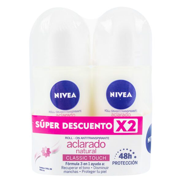 DTE NIVEA ROLL 50 ML ACLARADO NATURAL 2