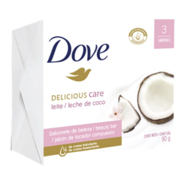 JABON DOVE 90 GR LECHE DE COCO