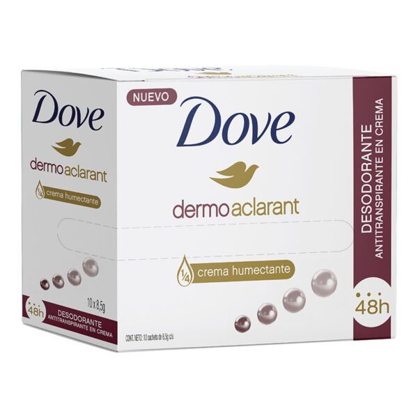 DTE DOVE SOBRES DERMO ACLARANT X10 UNI