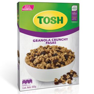 CEREAL TOSH 300 MGS GRANOLA PASAS