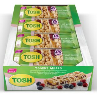 BARRA CEREAL TOSH 38 GR YOGURT GRIEGO