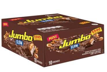 CHOCOLATINA JUMBO FLOW LECHE 18 GR 10 UN