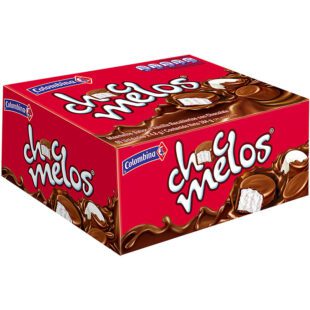 Chocmelo Vainilla Recubierto Chocolate 384 Gr 80 Unidades