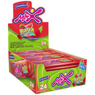 Max Barra Fresa Sandía 336 Gr 24 Unidades