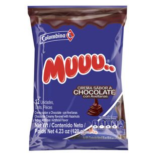 MUUU CREMA CHOCOLATE 120 GR 12  UNI