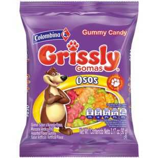 Gomas Grissly Osos 90 Gr