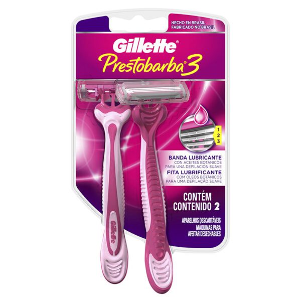 MAQ.AFEITAR GILLETTE.P3 X 2