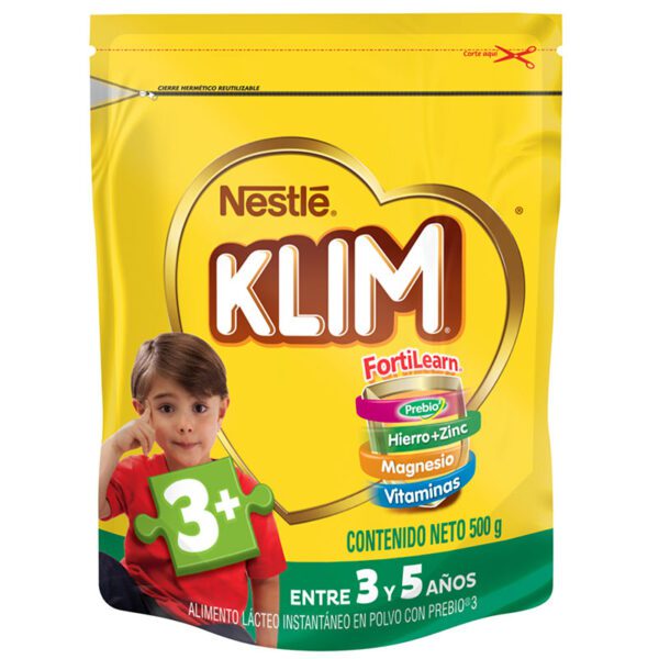 LECHE KLIM BOLSA 500 MGS 3+