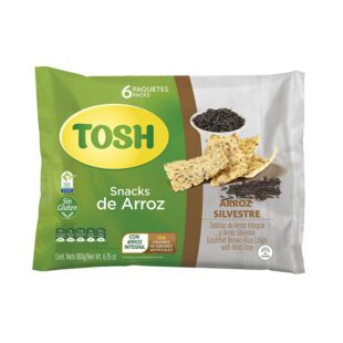 Pasabocas Tosh Arroz Silvestre 30Gr 6 Unidades