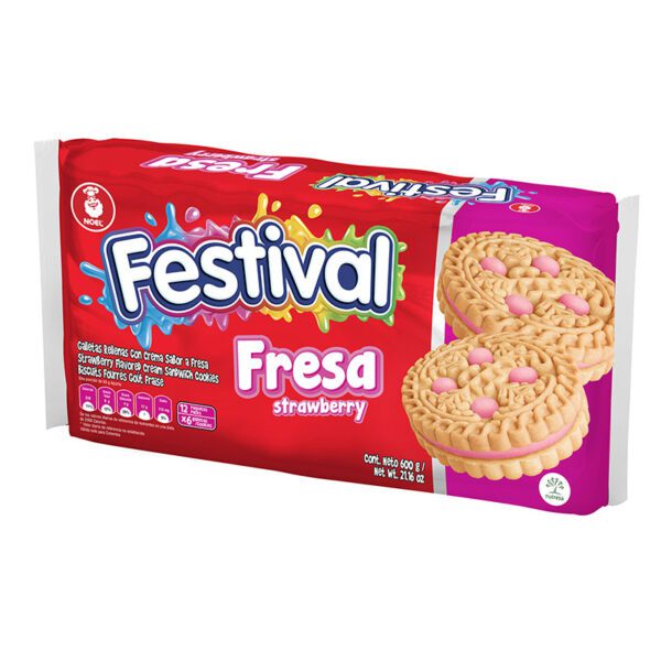 G FESTIVAL FRESA 6 UNI X 12 PAQ