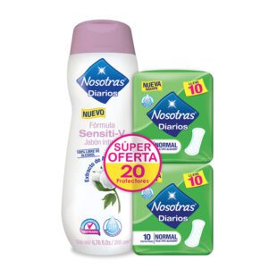 JABON INT NOSOTRAS 200 ML SEN-V +OFERT