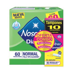 PROT.NOSOTRAS NORMAL 60 UNI+ TAMP.DIG 10