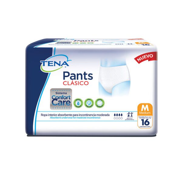 PAN.TENA CLASICO M 16 UNI