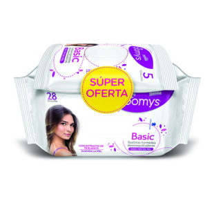 Toalla Desmaquilladora Pomys 28 Unidades +5 Unidades Desmaquilladora