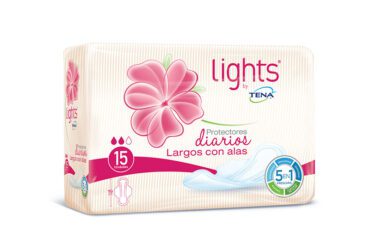 Protector Lights By Tena Largo Alas 15 Unidades