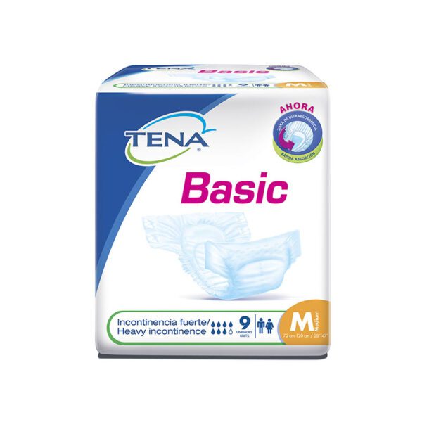 PAN.TENA BASIC MED 9 UNI TIPO TELA
