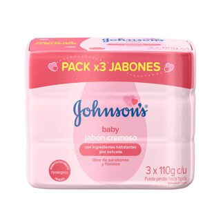 3 Jabón Jj Baby Humectante 125 Gr