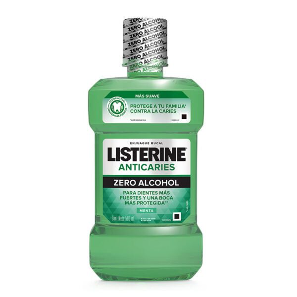 ENJUAGUE LISTERINE 500 ML ANTI.C ZERO