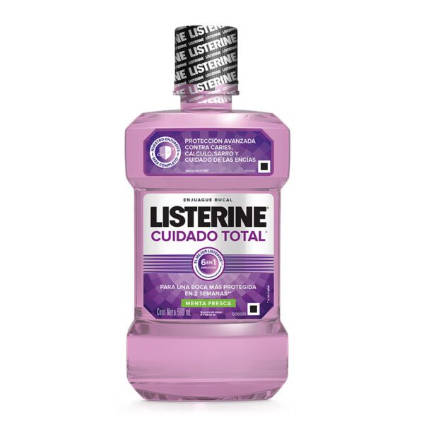 ENJUAGUE LISTERINE 500 ML CUIDADO TOTAL
