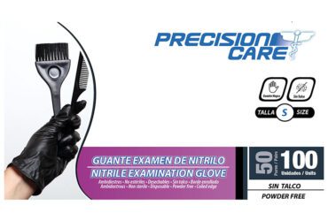 Guante Nitri.Precision Negro S 100 Uds
