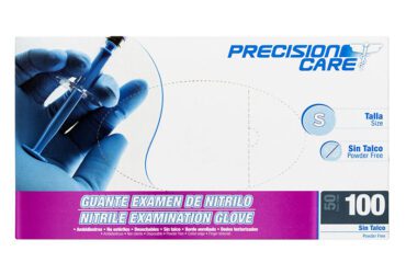 Guante De Nitrilo Presicion Azul S 100 Uds