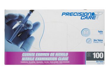 Guante De Nitrilo Presicion Azul M 100 Uds