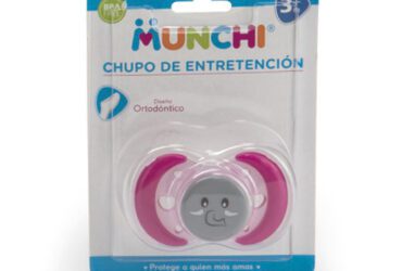 Chupo Munchi Entretención Siliconado Con Tapa