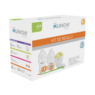 Kit Regalo Recién Nacido 5 Piezas Munchi